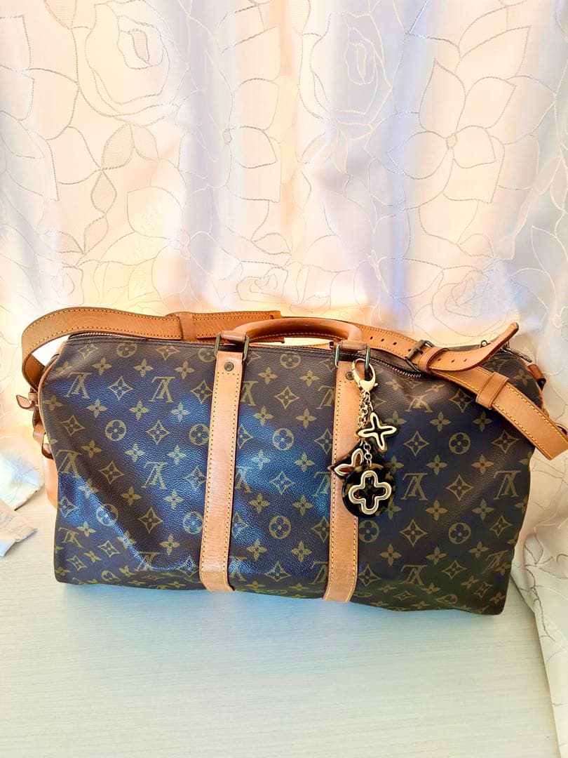 Louis Vuitton ボストンバッグ モノグラムチャーム付き