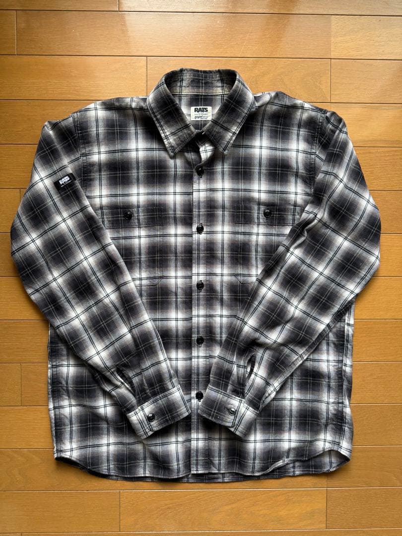 RATS オンブレチェックシャツ 木村拓哉 長瀬智也 キムタク - メルカリ