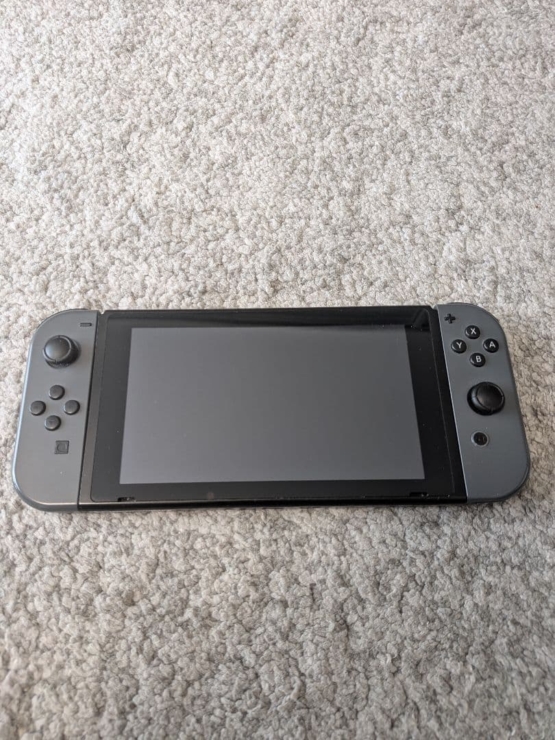 ち*ぴ様 Nintendo Switch 本体 グレー　スマブラSP付き