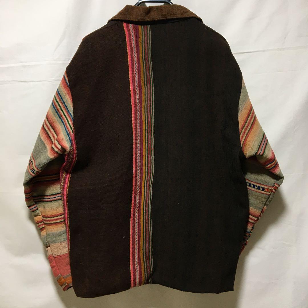 70s 80s ネイティブ ラグジャケット 🌾 チマヨジャケット ハンドメイド
