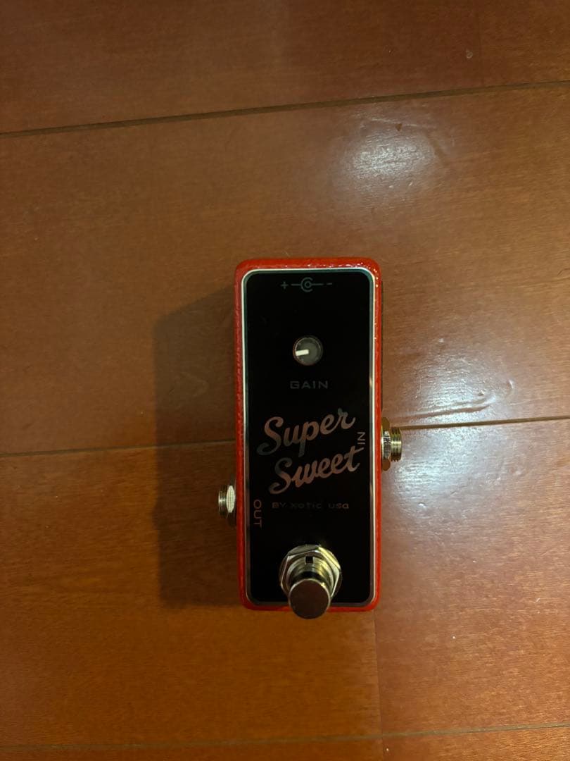 Super Sweet ギターエフェクター 赤