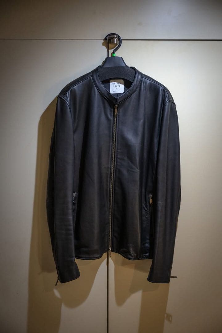 限定値下げ【美品】UNITED TOKYO ラムレザージャケット Lサイズ
