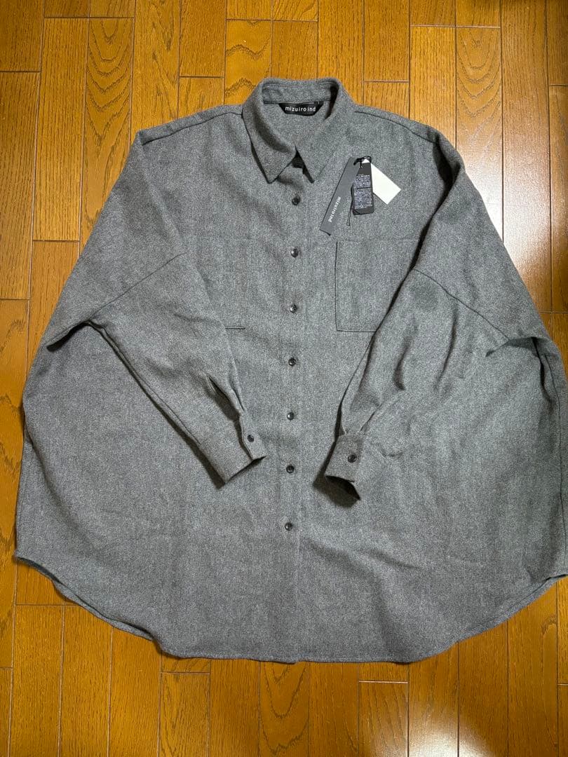 mizuiro ind ポケット付きワイドシャツ 羽織り 2025AW - メルカリ