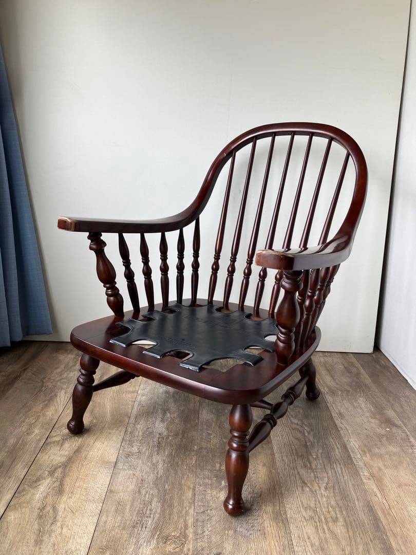 柏木工　飛騨路の家具　アームチェア　1人掛け　ソファ　応接　ヴィンテージ　②