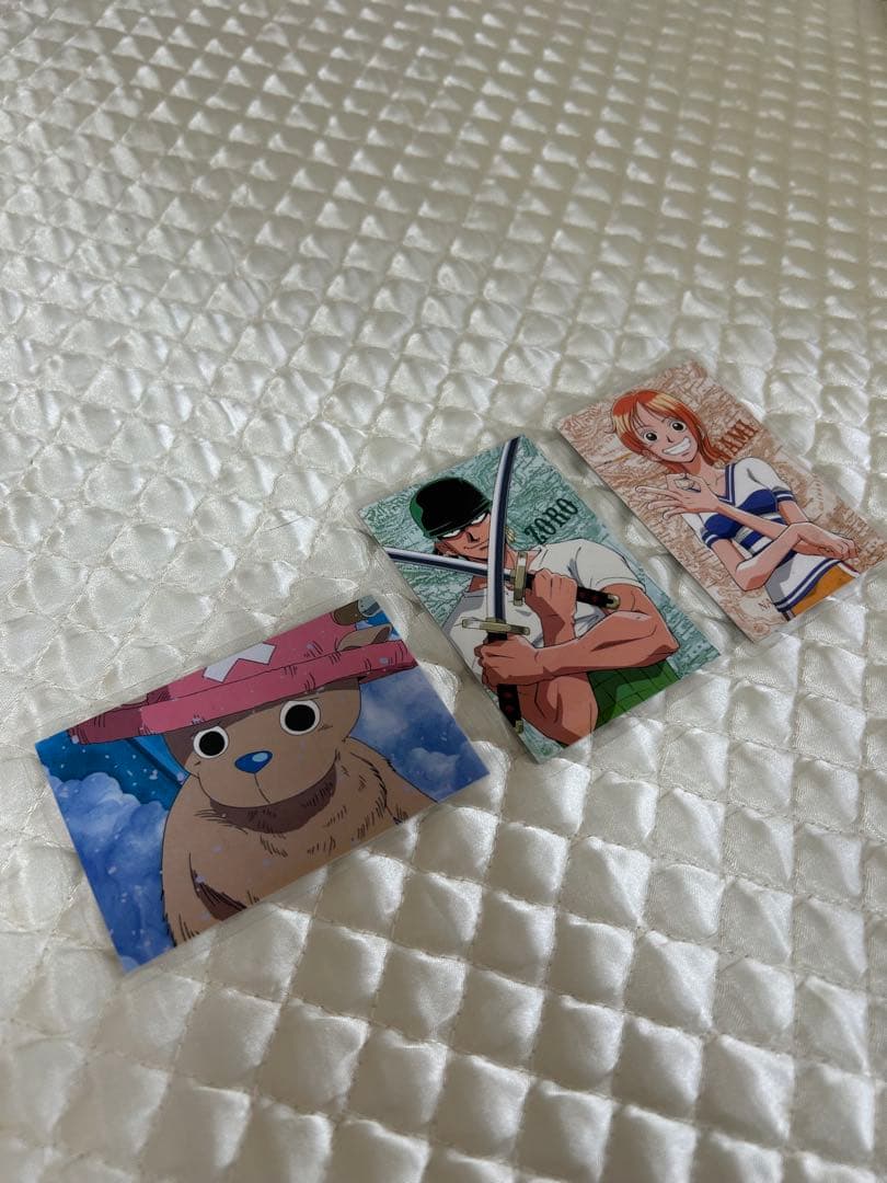 2000年頃　ワンピース　ラミカード　ゾロ　ナミ　チョッパー