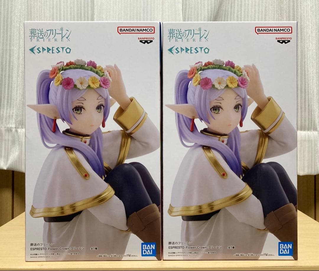 葬送のフリーレン ESPRESTO Flower Crown フィギュ2個セット 新品未開封 2種セット 葬送のフリーレン ESPRESTO ヒンメル フリーレン