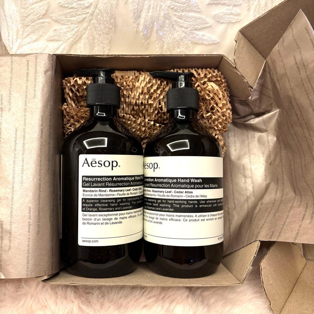 【新品未開封】Aesop ハンドソープ 500mL 2本セット イソップ ハンドクリーム ハンドソープ ギフト セット Aesop