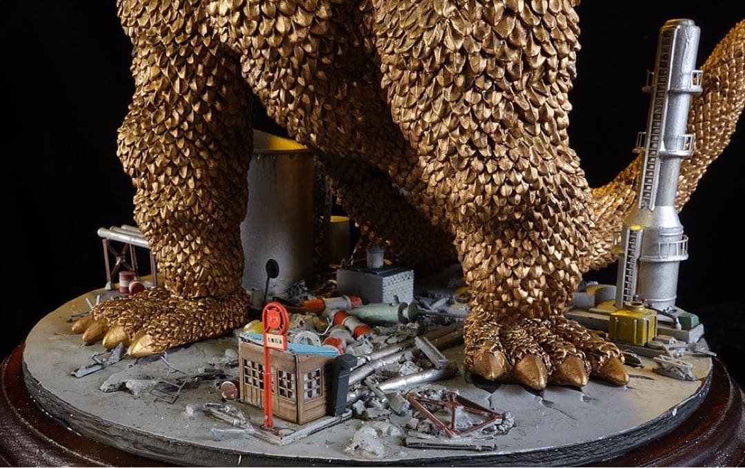 レジンシェフとうけけ団 1/144 キングギドラ1972 レジンキット 未組立