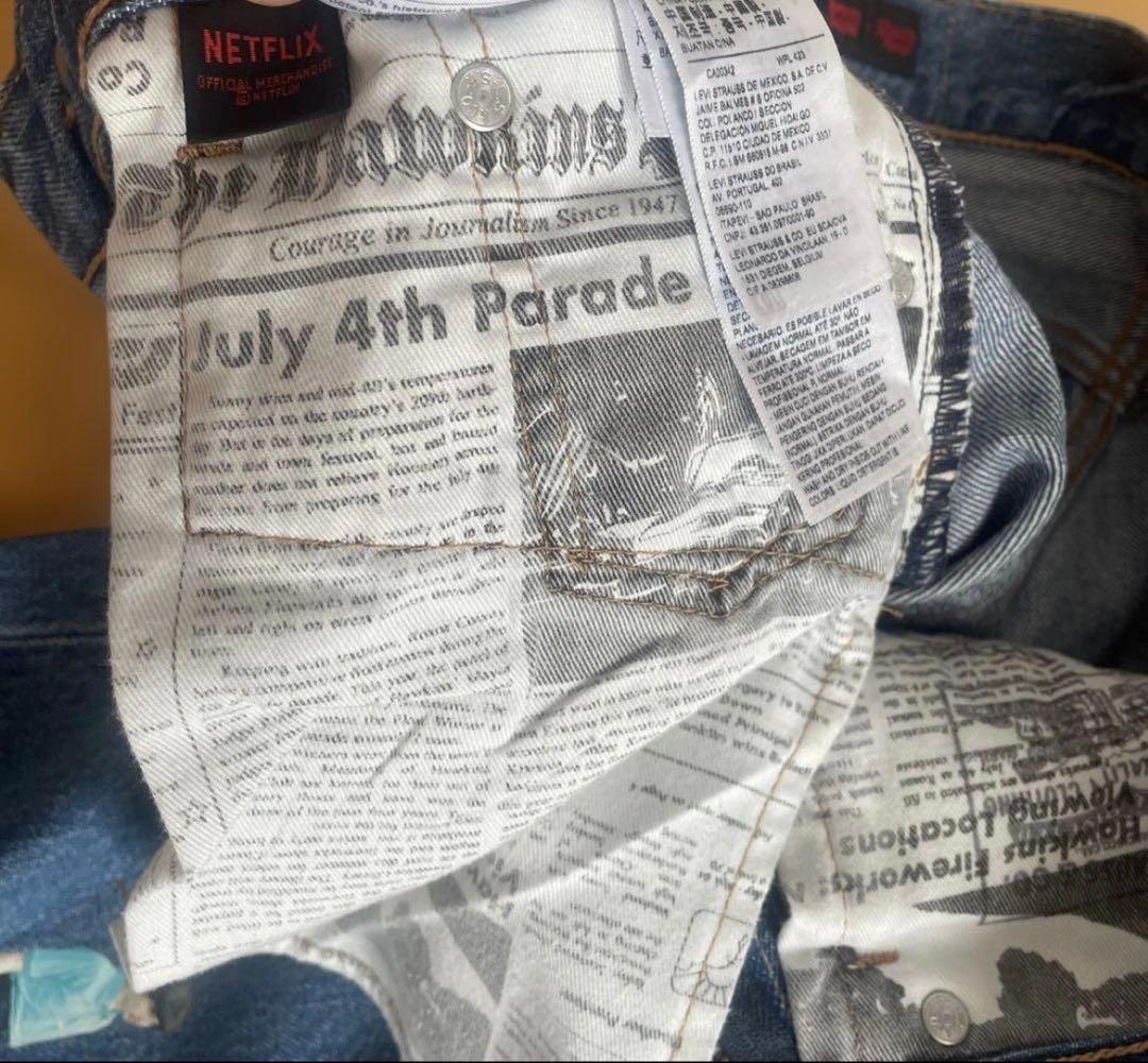 完売品】ストレンジャーシングス リーバイス 505 コラボ デニム - メルカリ