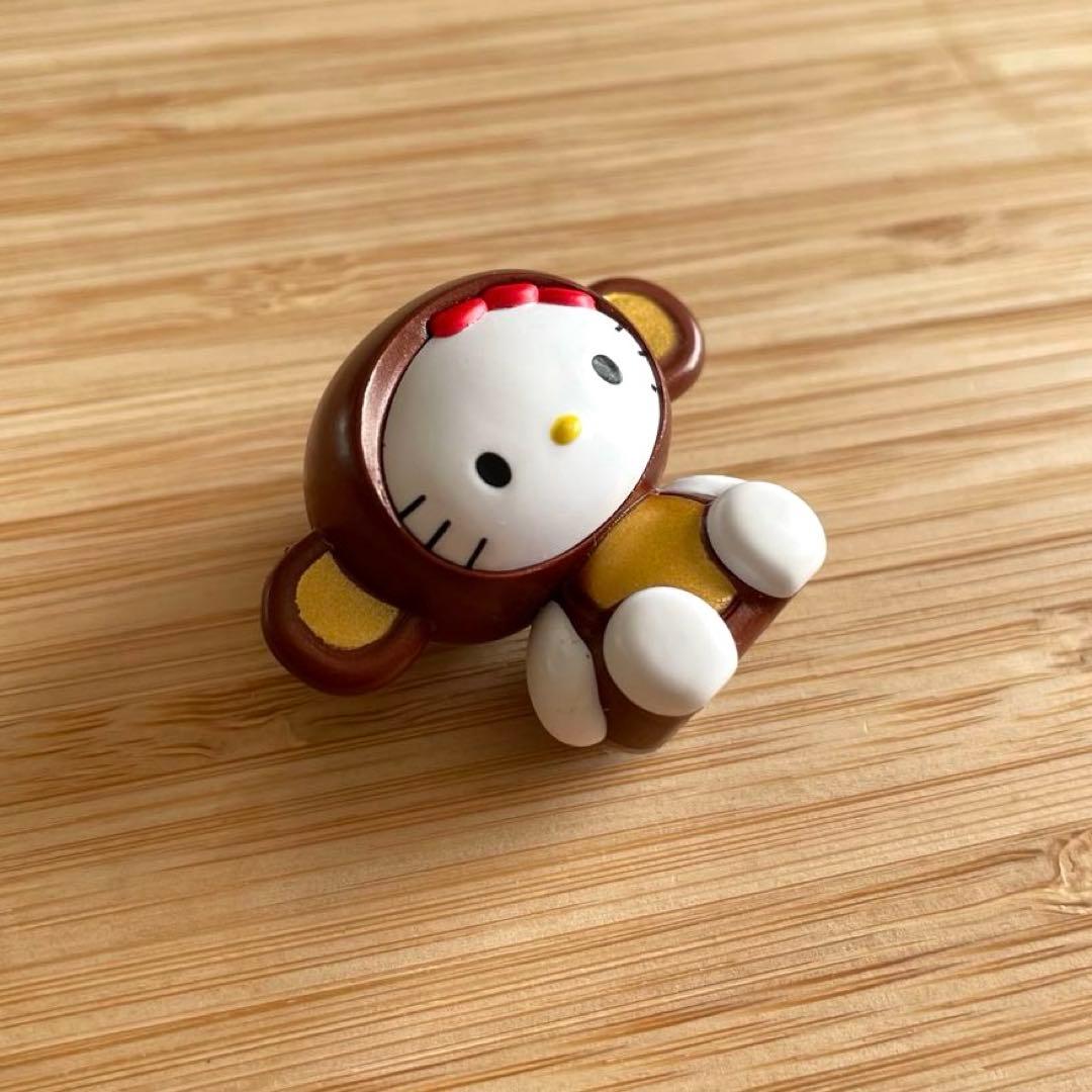 平成レトロ☆ ハローキティ 申年 猿 マスコットフィギュア 干支 2015年