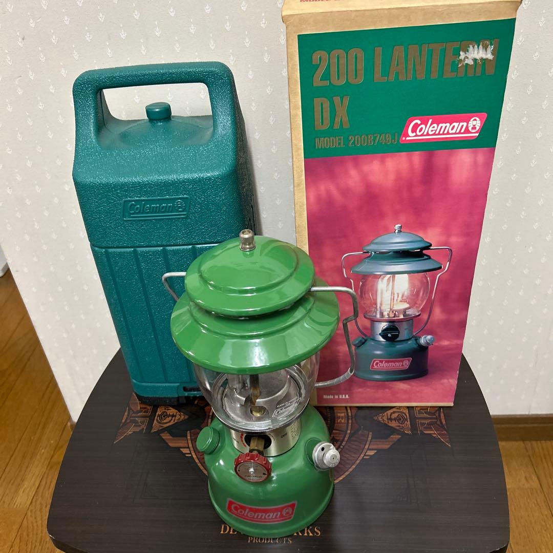 コールマンランタン1997年3月製200B DX Coleman (コールマン) ガソリンランタン 200B DX アマガエルカラー