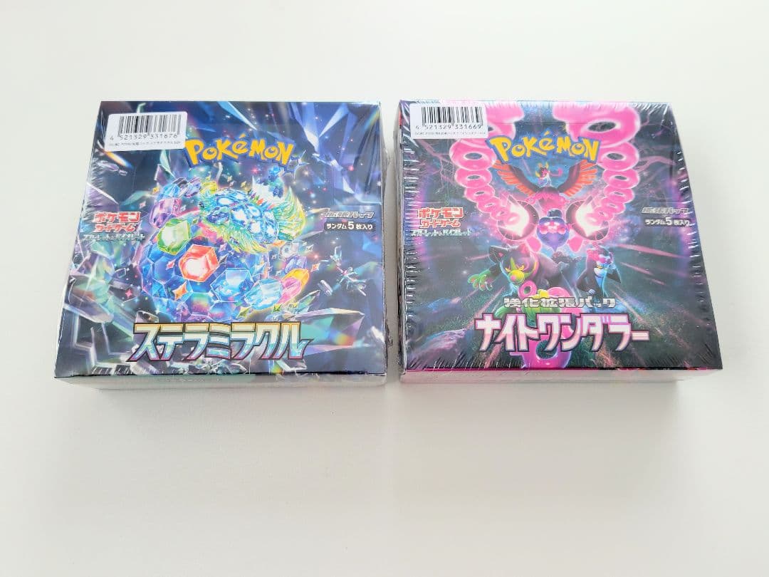 【ポケセン産】ステラミラクル　ナイトワンダラー　未開封シュリンク付き ステラミラクル ナイトワンダラー 6BOX 新品 未開封 シュリンク付