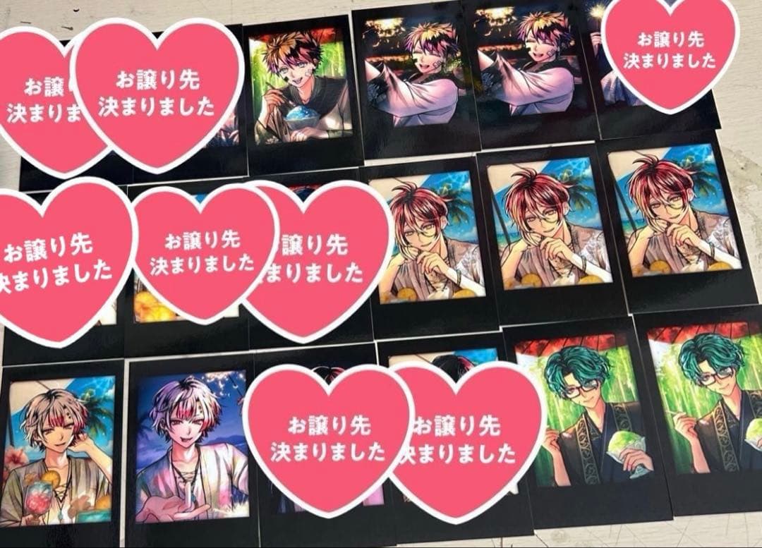 悪魔執事と黒い猫 あくねこ 夏の思い出チェキ風カード - メルカリ