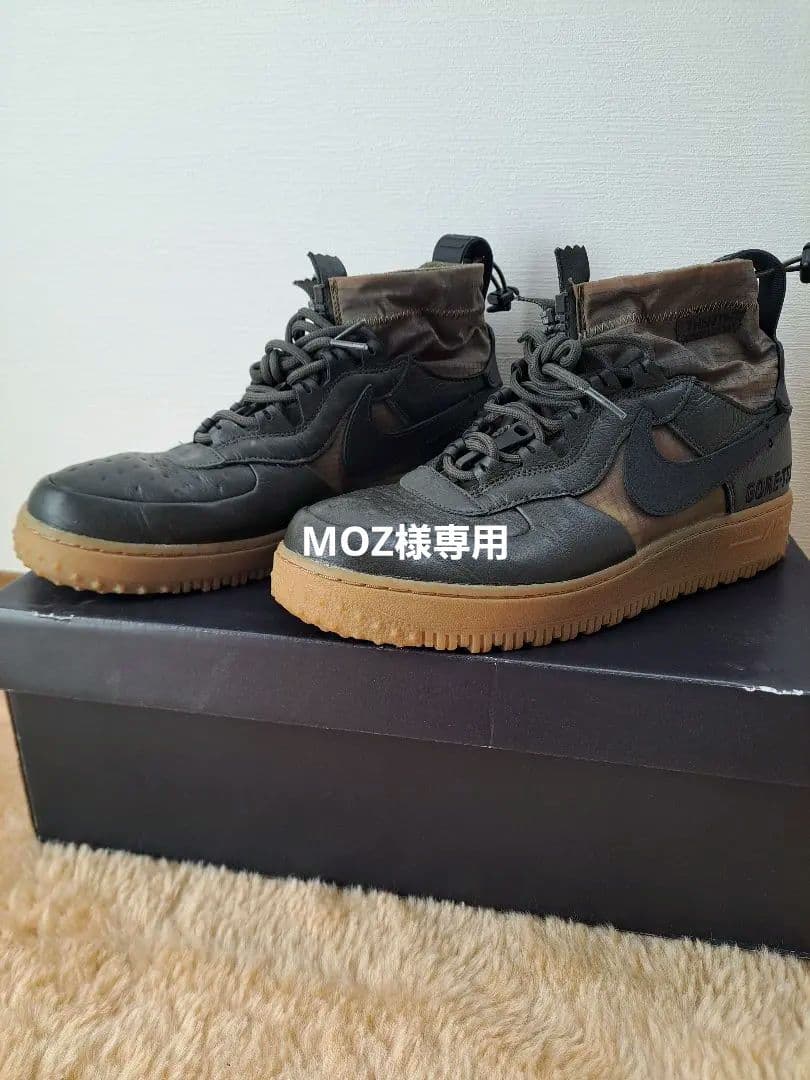 NIKE Air Force 1 GORE-TEX ブラック/カーキ NIKE AIR FORCE 1 GTX BLACK/CARGO KHAKI ナイキ エアフォース ロー
