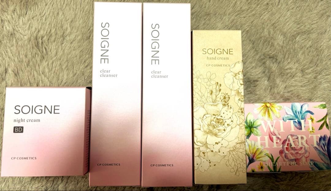 【新品】ソワーニュ　洗顔料、夜用クリーム