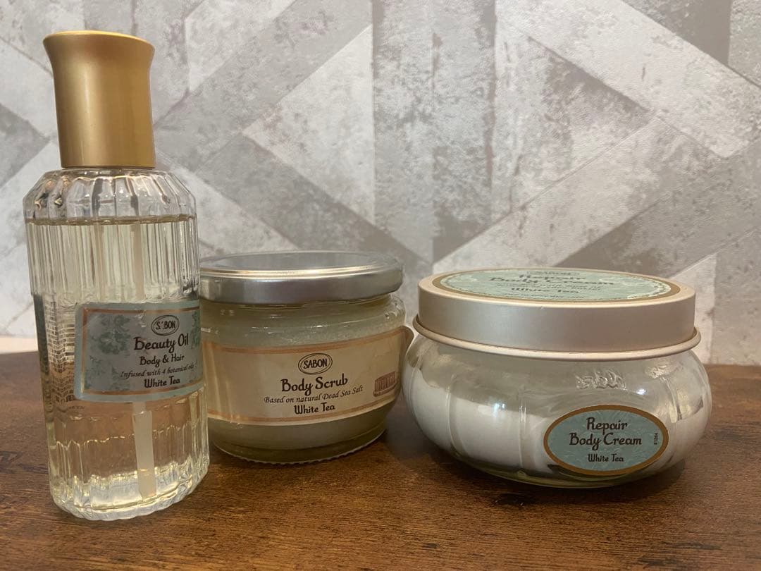 サボン ホワイトティー ボディケア 3点セット