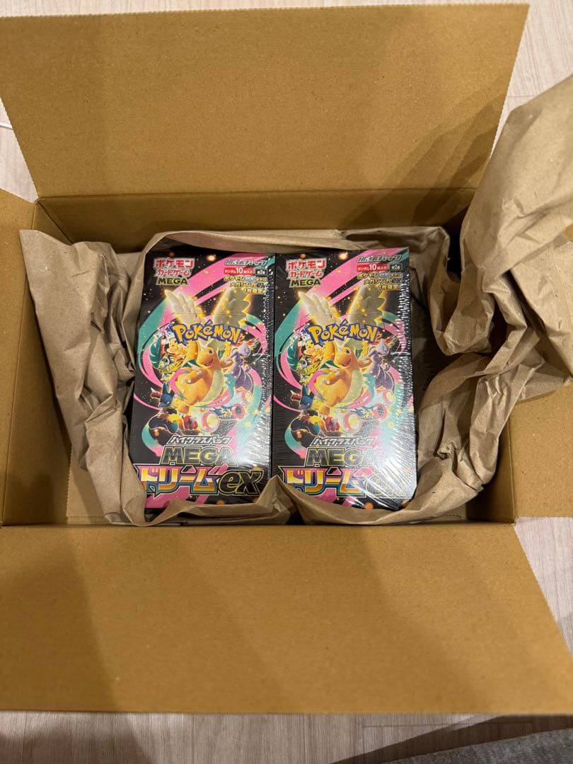 ポケモンカードゲーム MEGAドリームex 新品未開封 シュリンク付き 2box