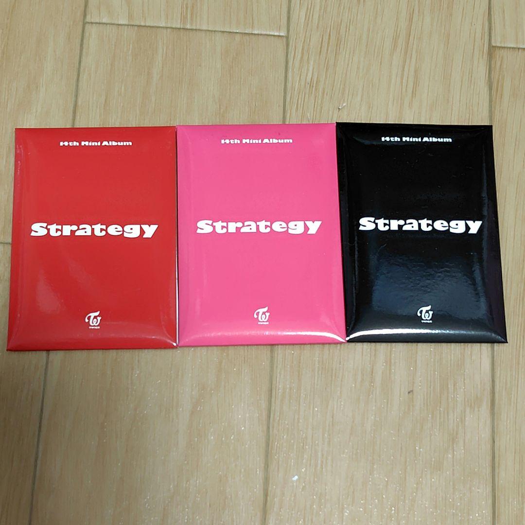 TWICE Strategy フォトカードセット 3形態 初回特典 - メルカリ
