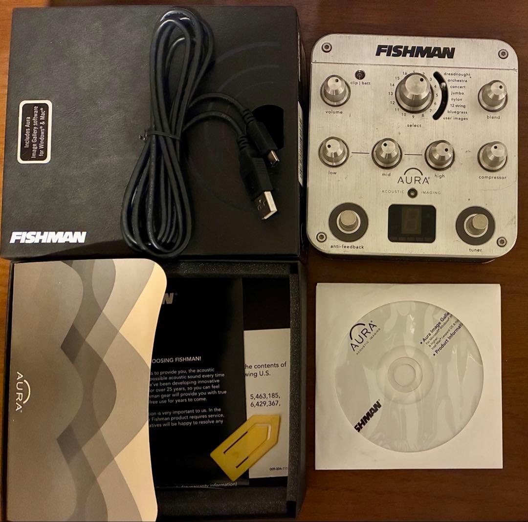 ギター FISHMAN AURA Spectrum DI Fishman Aura Spectrum DI / Pre-Amp for acoustic guitar - Macdaddy