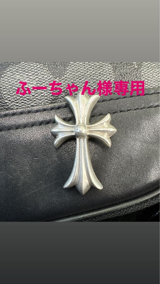 ふーちゃんChrome Hearts クロムハーツクロスペンダントスモール クロムハーツクリンプトCHクロスペンダントスモール(ネックレス