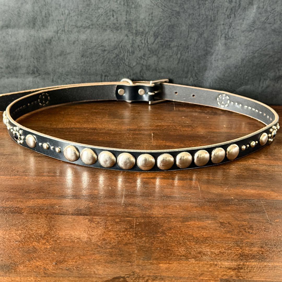 スタッズナローベルトQuiet UKサドル23mm34inch110cm 6954363da8f914827919de33ca689c