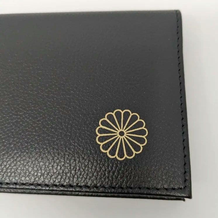 新品未使用】皇居 財布 ブラック 黒 長財布 本革 - メルカリ