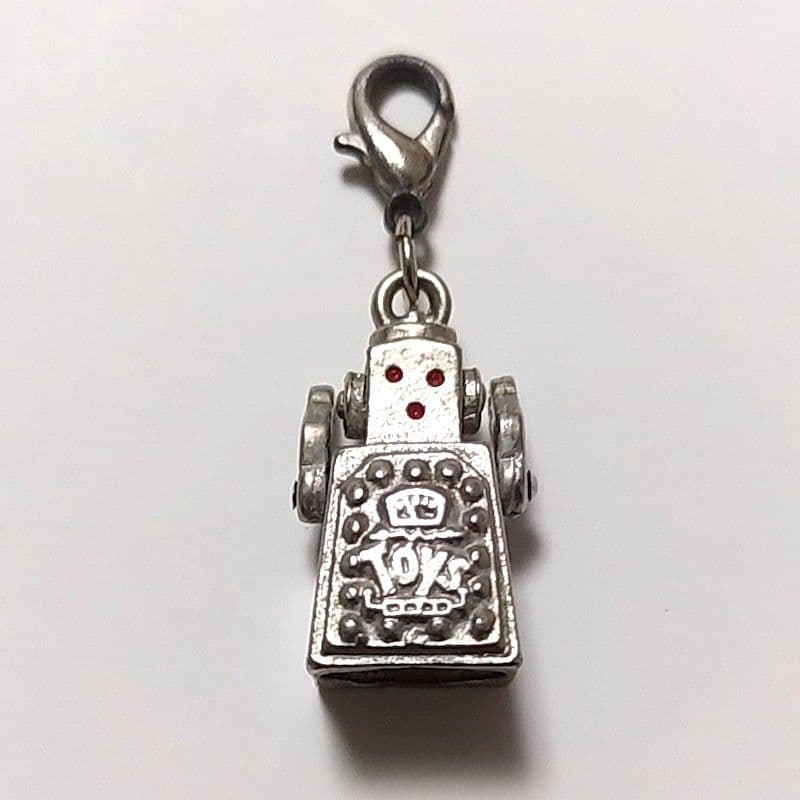 ★稀少★ブリキのおもちゃ博物館メタルロボット ストラップキーホルダー北原照久 アルミのロボットキーホルダー 横浜ブリキのおもちゃ博物館 トイズ