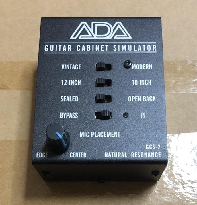 ADA GCS-2 ギター キャビネット シミュレーター (検 MP-1) キャビネットシミュレーター】ADAからアナログキャビネット