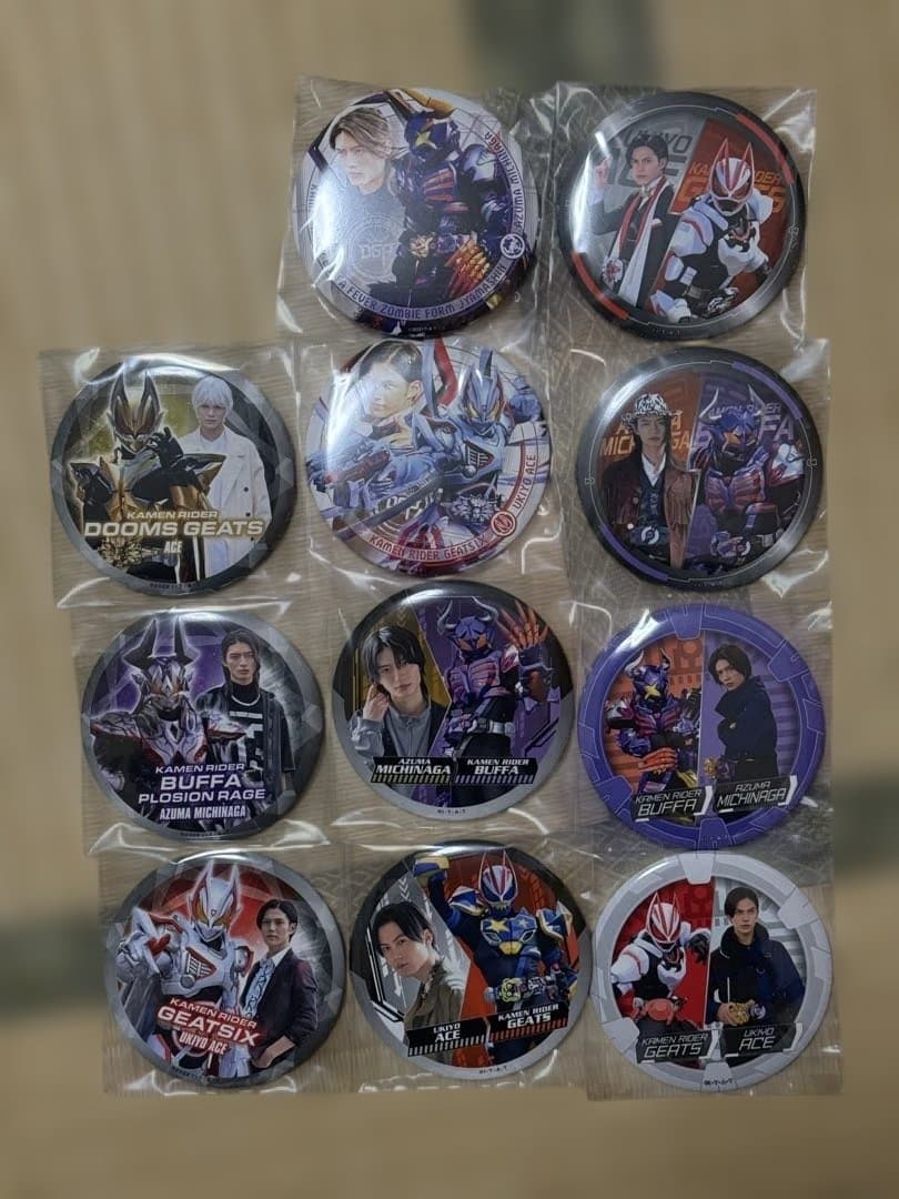 仮面ライダーギーツ　缶バッジ