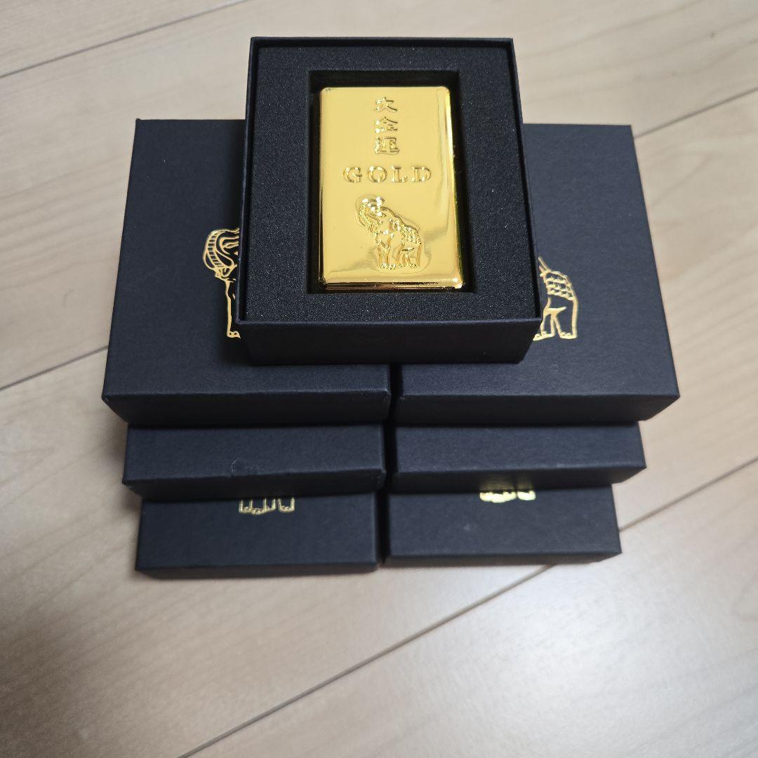 長福寿寺 吉ゾウくん　黄金の延べ棒守り　金運