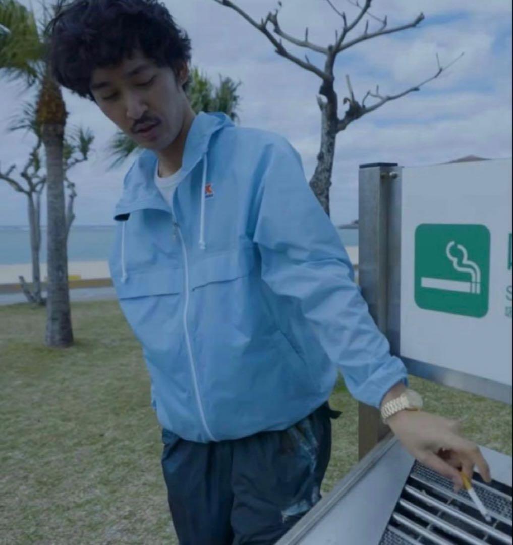 新品・未使用】上杉柊平着用 k-way ナイロンジャケット XL 水色 - メルカリ