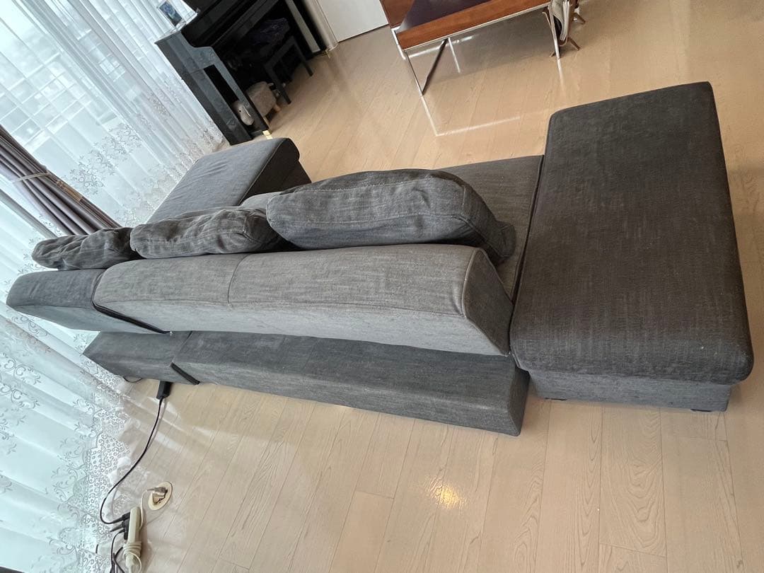 qee様専用【引取限定】大塚家具カウチソファ2点＋オットマン ソファ