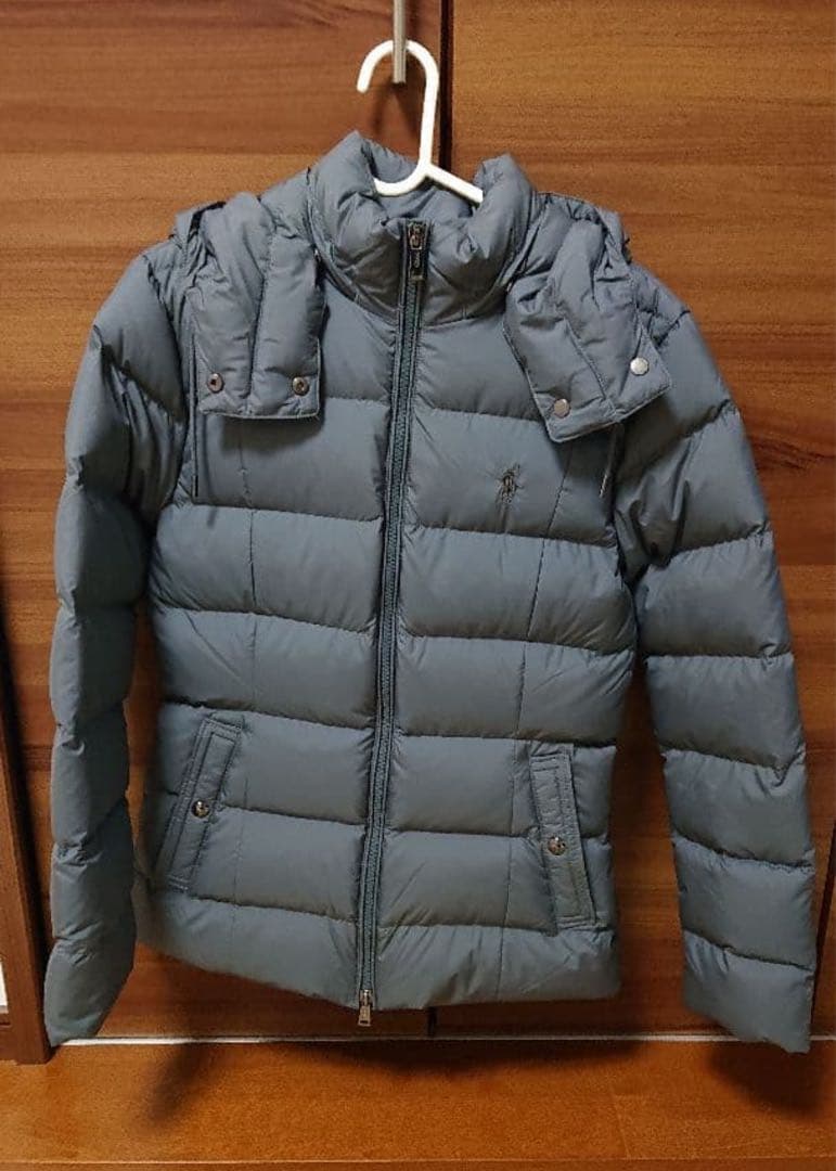 【極美品】RALPH LAUREN ダウン グレー　S〜Mサイズ