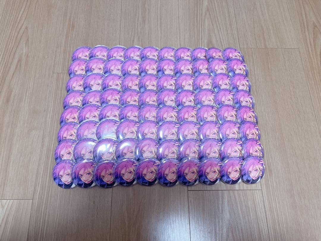 最終お値下げ あんスタ 桜河こはく 80個 缶バッジ