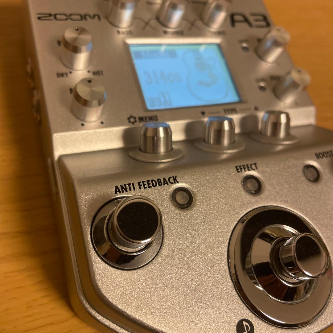 ZOOM マルチエフェクター アコースティック ギター A3 - ギター