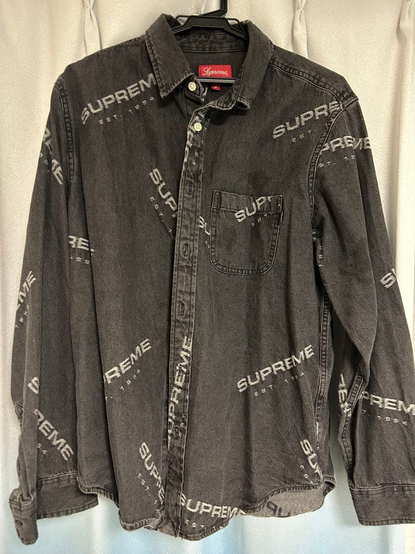 トップス Jacquard denim shirt M