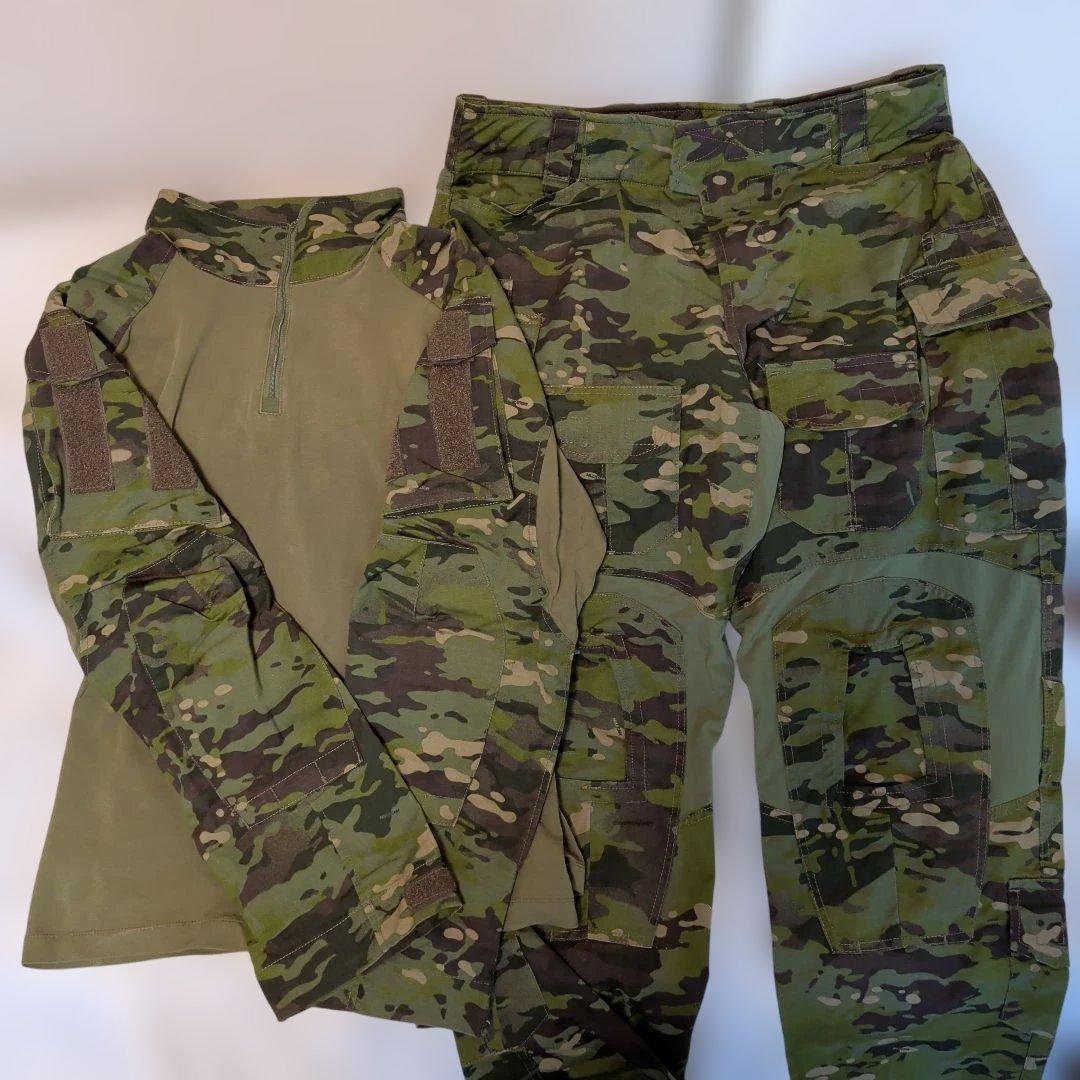 Rasputin 　CRYEタイプ コンバットパンツ　コンバットシャツ　実物生地