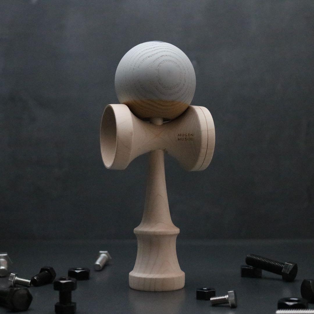 ★けん玉★MUGEN MUSOU★LEAD-Silver Gray★夢元無双★