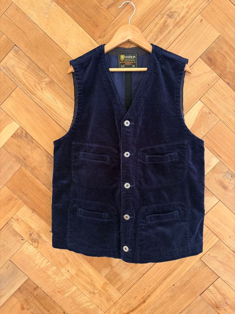 AVIATION ASSOCIATES コーデュロイベスト 40 バズリクソンズ BUZZ RICKSON'S AVIATION ASSOCIATES CORDUROY VEST BR15591 ¥28.600