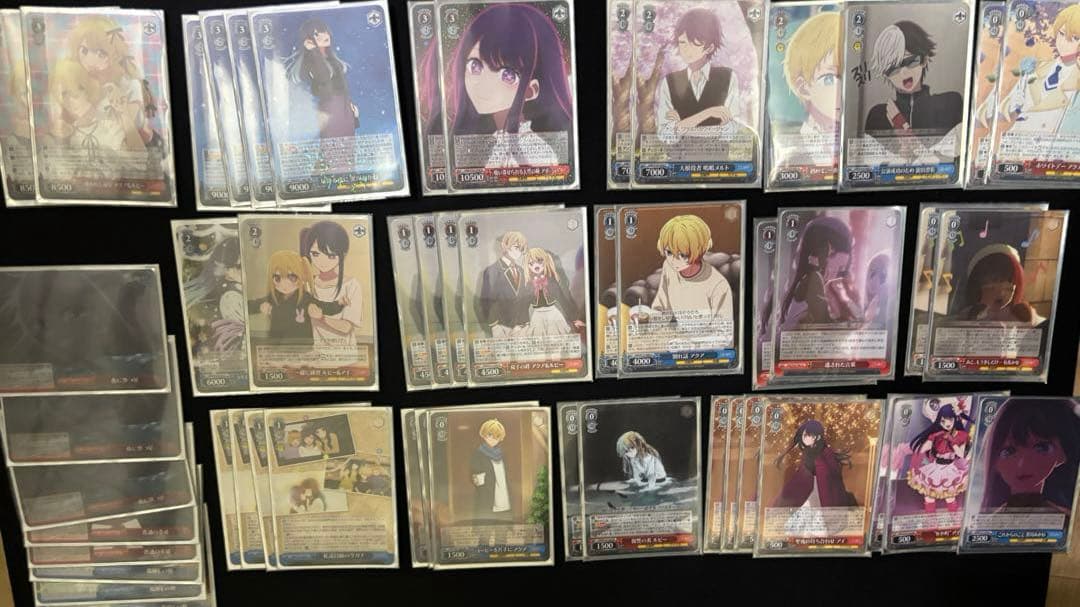 ヴァイスシュバルツ　推しの子5電源３門デッキ　調整パーツ、スリーブ付き