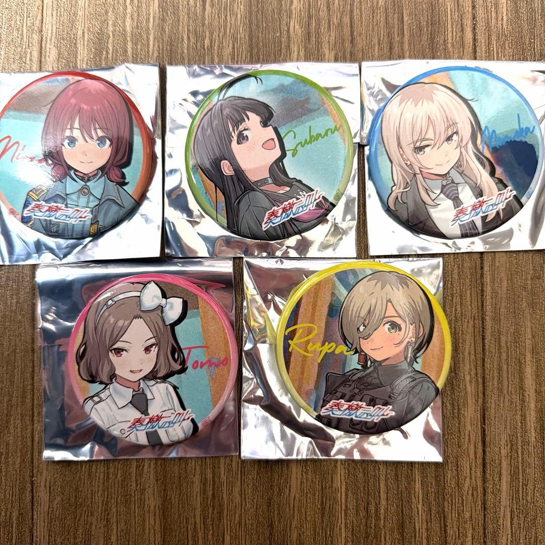 ガールズバンドクライ 武道館 奏檄の叫 缶バッジ 仁菜 桃香 すばる 智