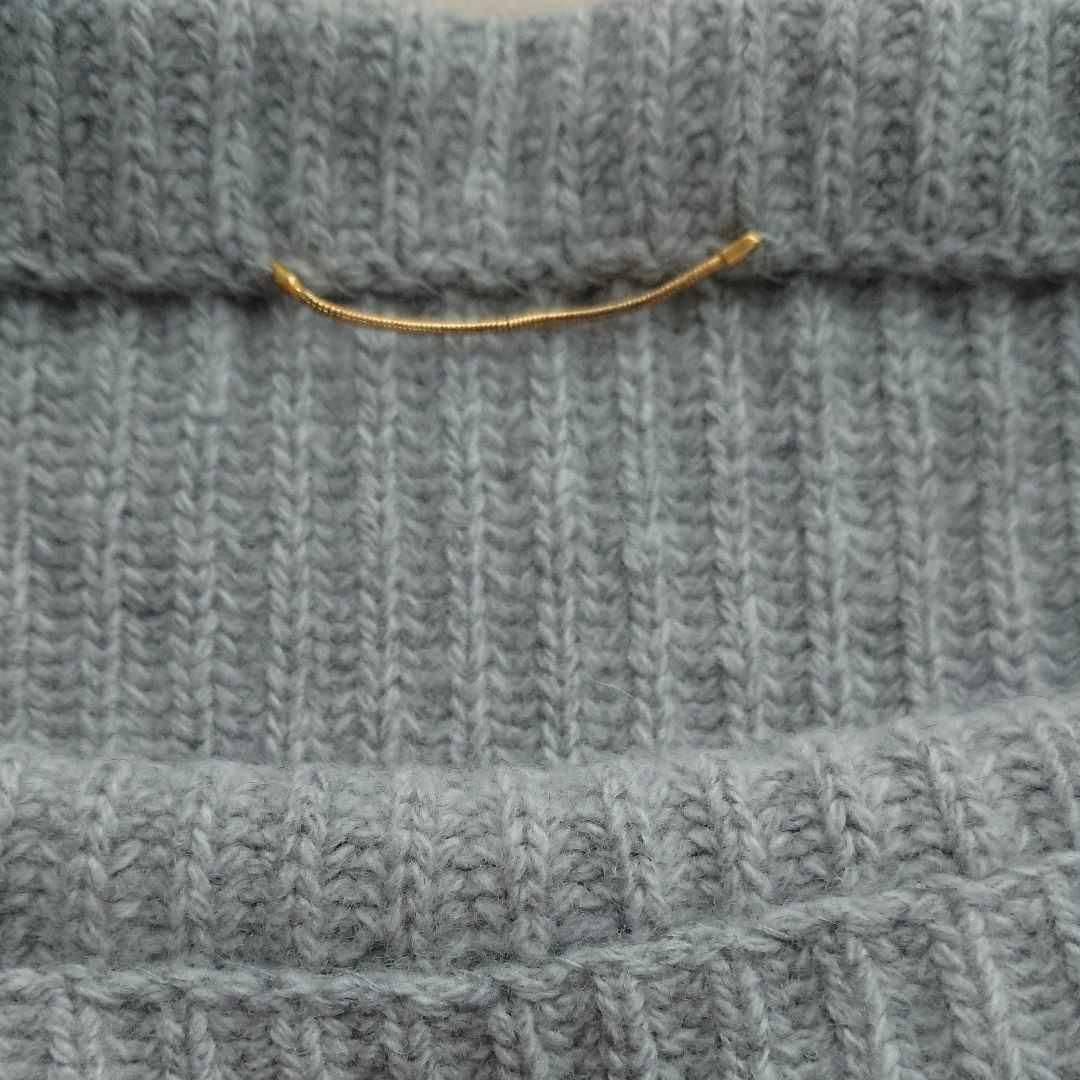 ドゥーズィエムクラス アゼプルオーバー ボトルネックニット グレー