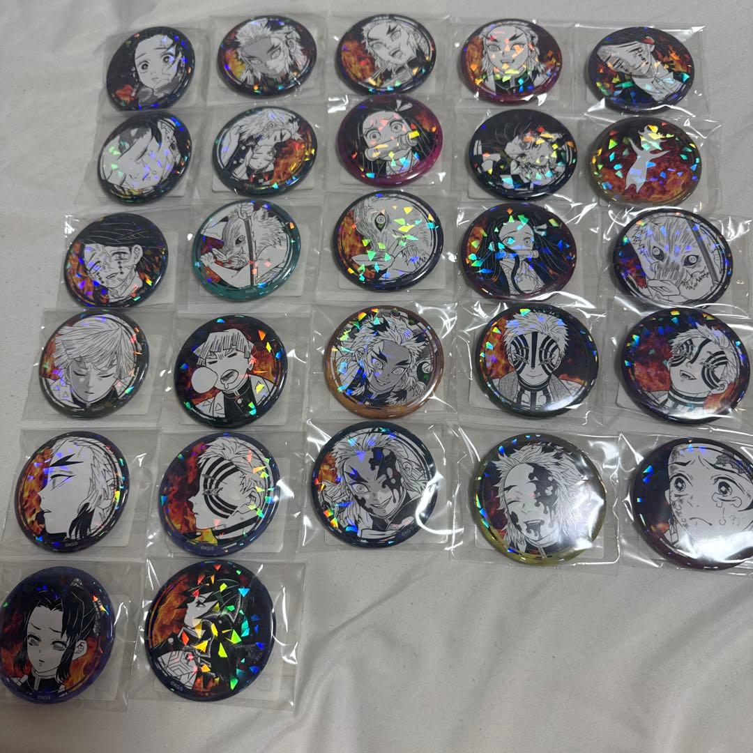 鬼滅の刃 オールスター缶バッジ 無限列車 コンプ