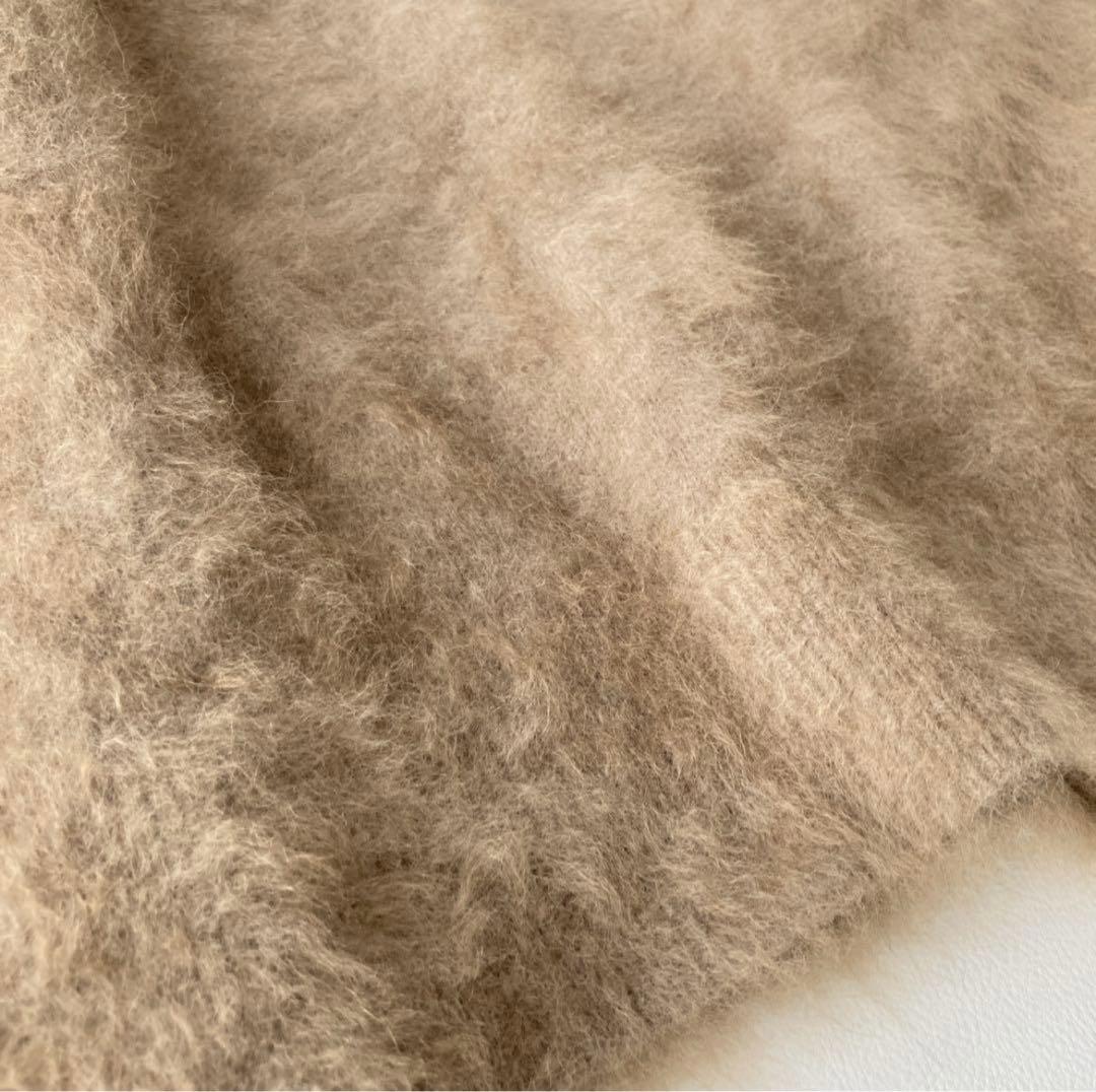 m*i様 ガリャルダガランテ ラクーン100% ファーニット Vネックオーバー