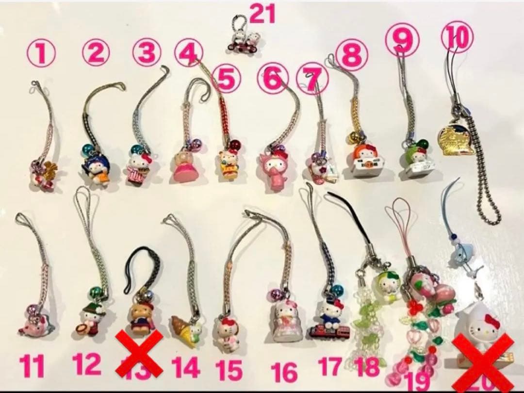 【バラ売可】ハローキティ ご当地 ストラップ キティちゃん キティ キーホルダー