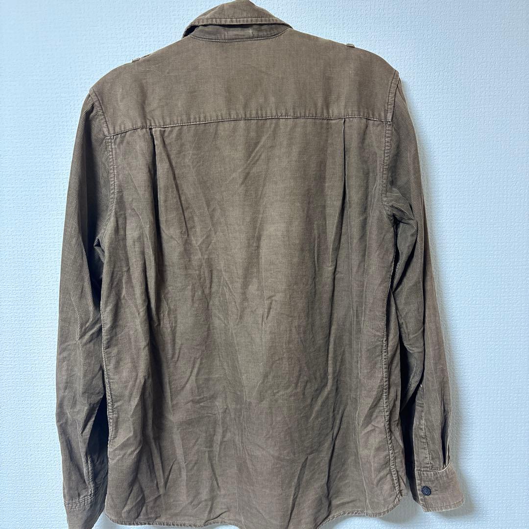 VANS ブラウン コーデュロイシャツ M - メルカリ