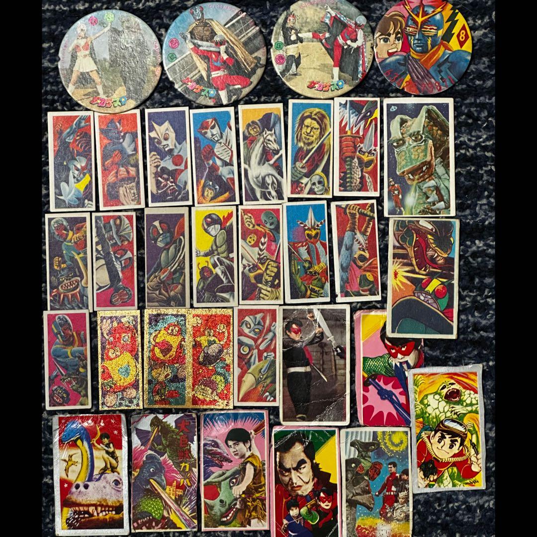 特撮/アニメ/角メンコ/丸メンコセット - メルカリ