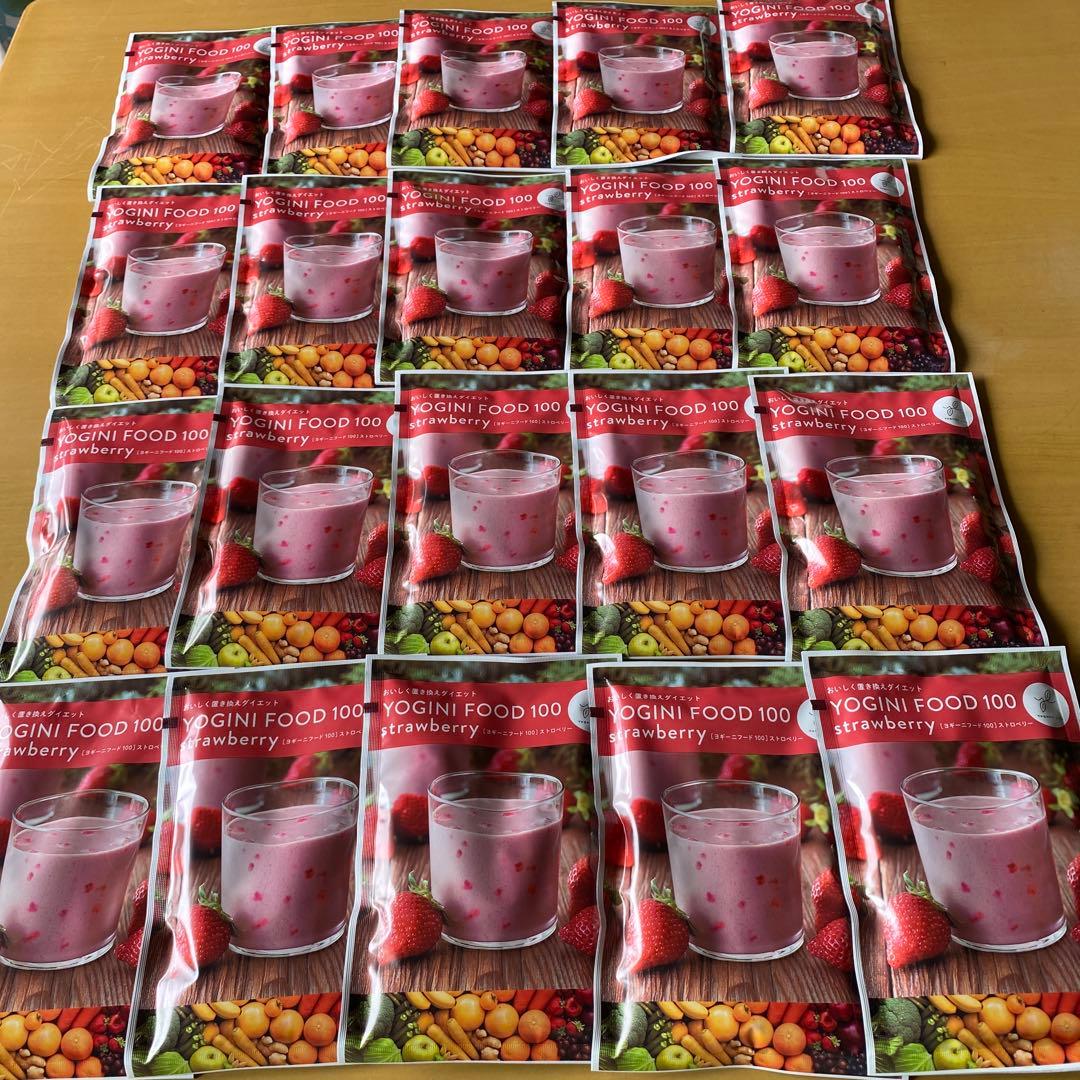 y　YOGINI FOOD 100 ストロベリー フルーツミックス　40袋 YOGINI FOOD 100 フルーツミックス&ストロベリー 計10袋 - メルカリ