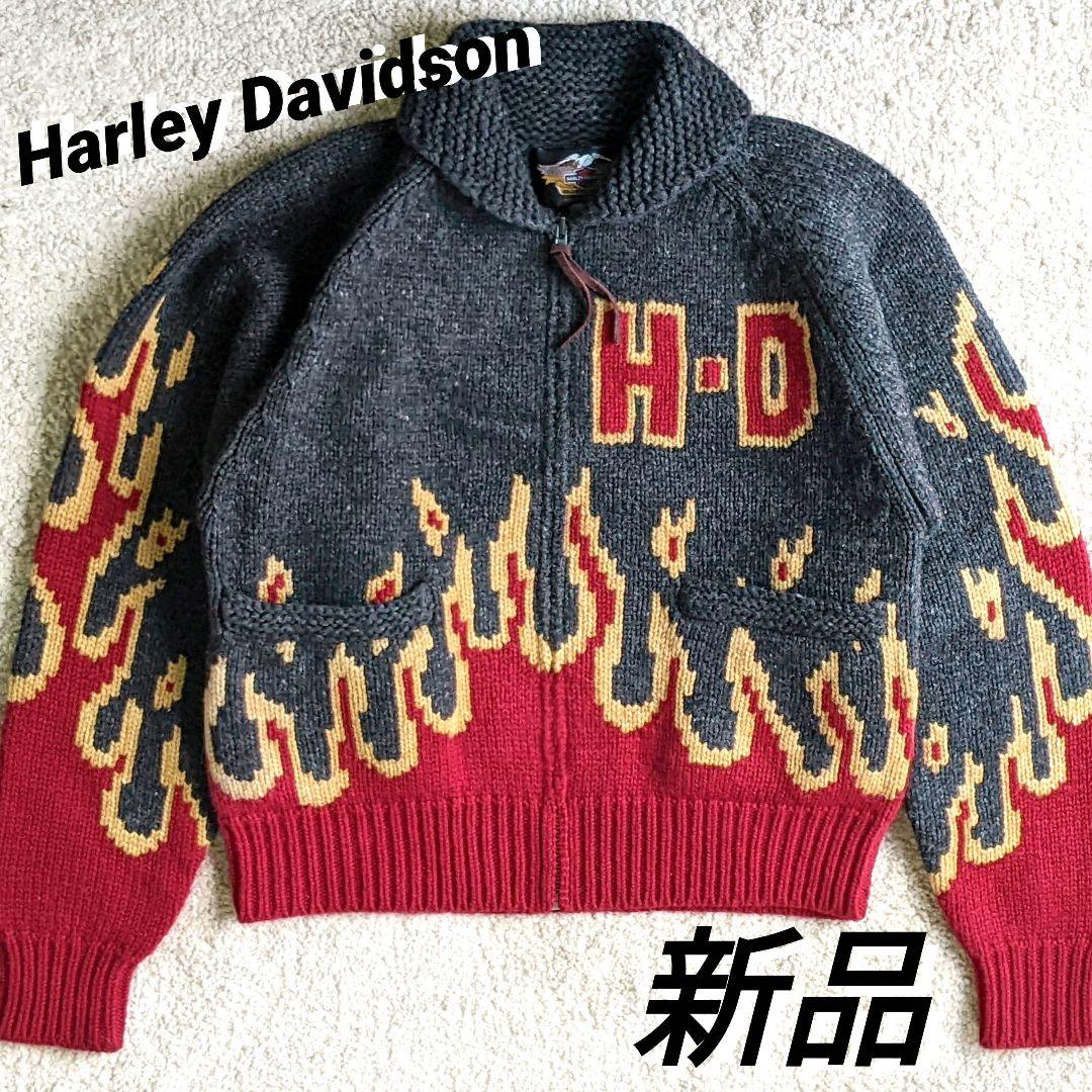 新品❣️ハーレーダビッドソン カウチンニット90s デッドストック