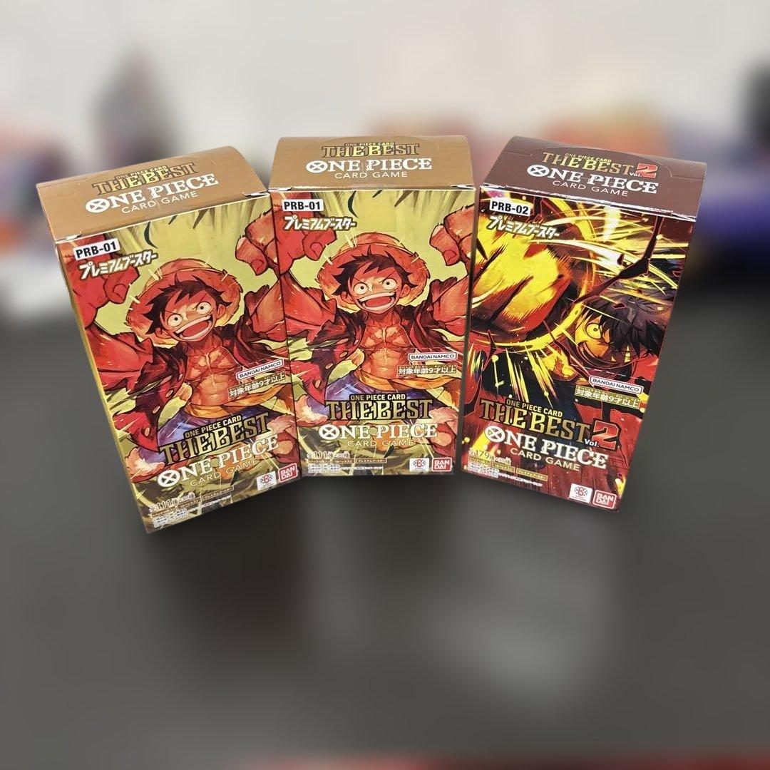 ONE PIECE CARD THEBEST 3BOX ★プレミアムブースター